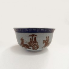 Чашка (орнамент «Всадник»), фарфор