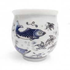 Чашка с двойным дном (орнамент «Рыбы»)